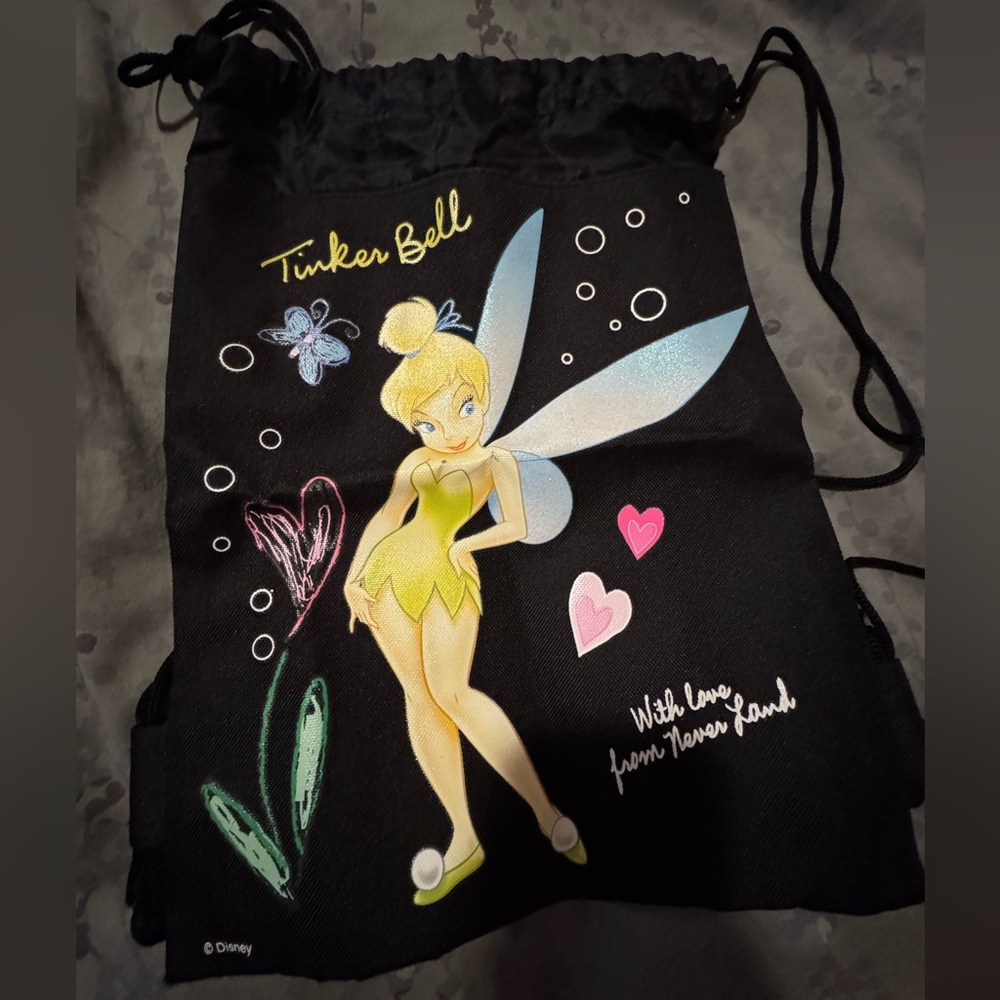 KIDS size Tinker Bell drawstring bag
